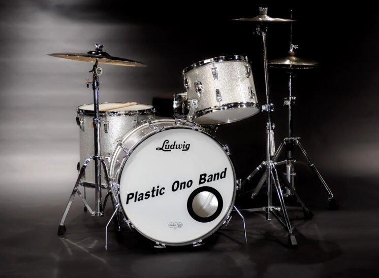 World Famous Silver Sparkle Drum kit, recorded on 