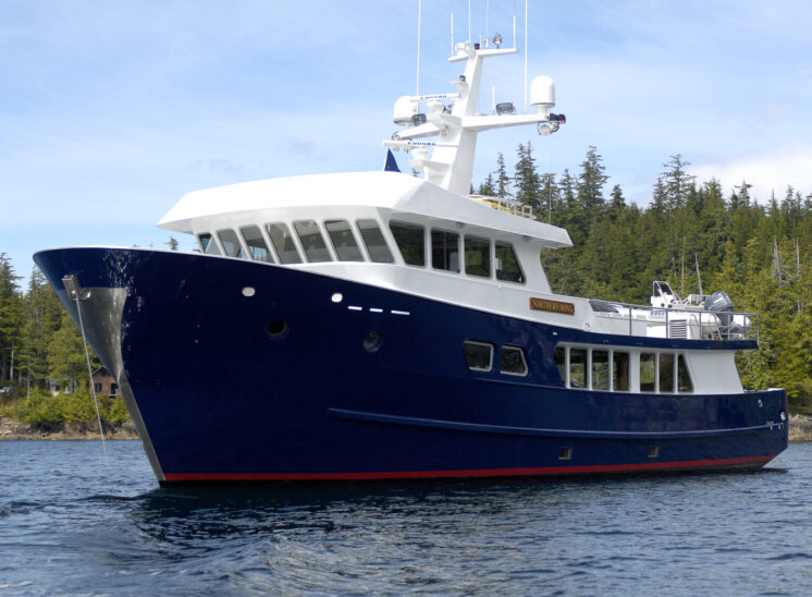 Custom steel-hull private yacht