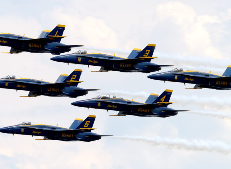 Seafair with the fabulous Blue Angels flying past in perfect formation. © Jerry and Lois Photography, all rights reserved
